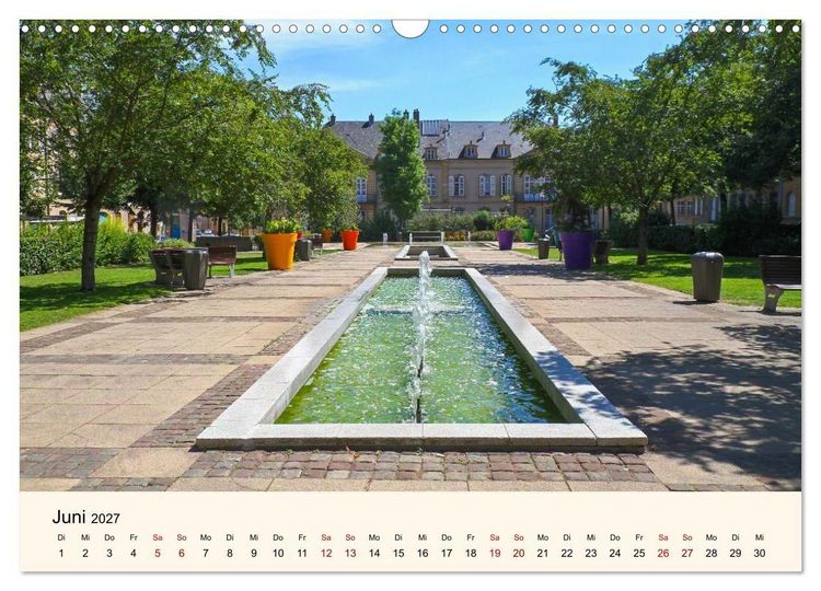 Produktbild: Nancy und Metz &ndash; Kulturelle Sch&auml;tze in Lothringen (Wandkalender 2027 DIN A3 quer), CALVENDO Monatskalender