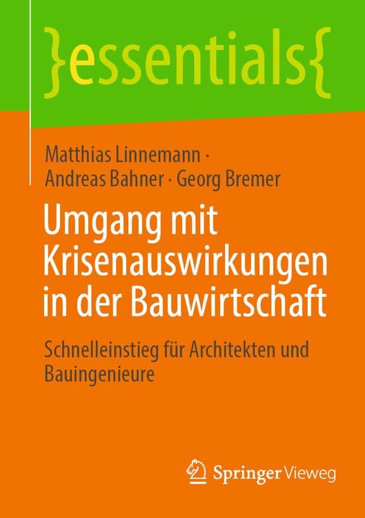 Produktbild: Umgang mit Krisenauswirkungen in der Bauwirtschaft