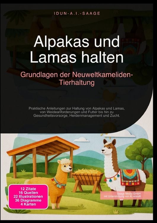 Produktbild: Alpakas und Lamas halten: Grundlagen der Neuweltkameliden-Tierhaltung