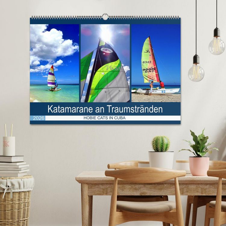 Produktbild: Katamarane an Traumstr&auml;nden - Hobie Cats in Cuba (Wandkalender 2026 DIN A2 quer), CALVENDO Monatskalender