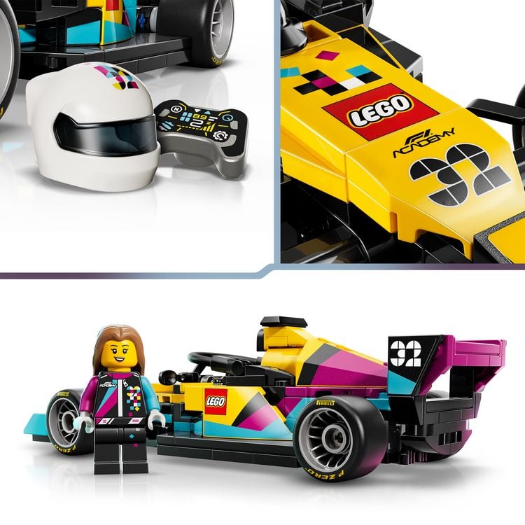 Produktbild: LEGO Speed Champions 77258 F1 ACADEMY LEGO Rennwagen, Modellauto