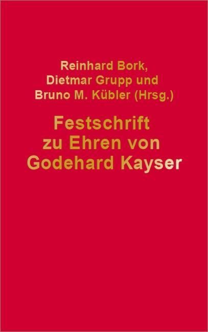 Produktbild: Festschrift f&uuml;r Godehard Kayser