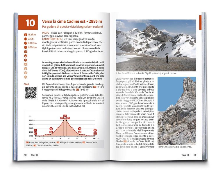 Produktbild: KOMPASS guida escursionistica Val di Fassa / Fassatal, 60 itinerari