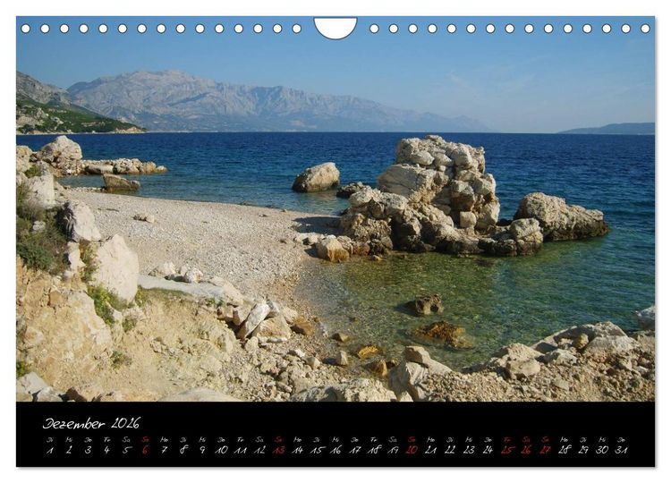 Produktbild: Kroatiens K&uuml;ste (Wandkalender 2026 DIN A4 quer), CALVENDO Monatskalender