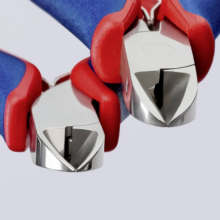 Produktbild: Knipex 77 02 115 Elektronik- u. Feinmechanik Seitenschneider mit Facette 115 mm