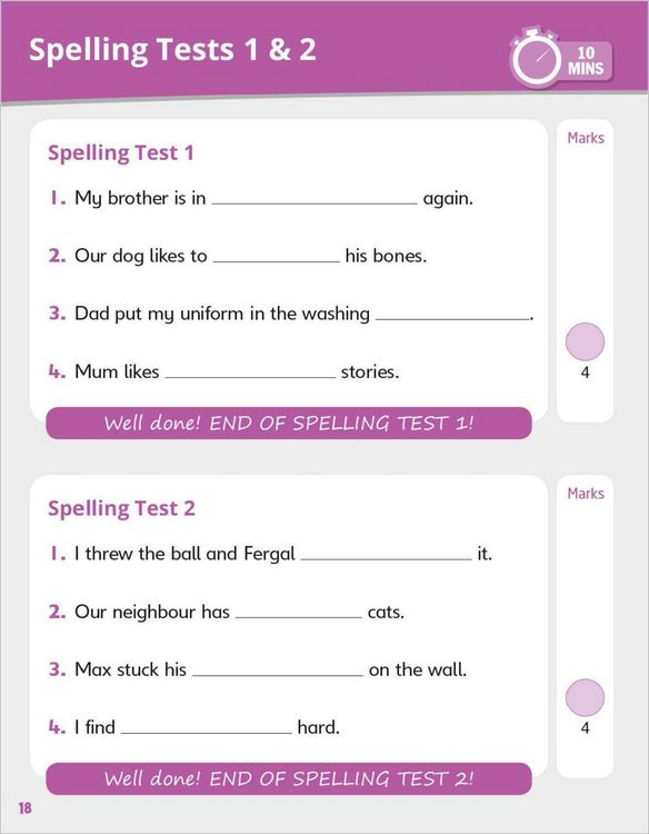 Produktbild: Grammar, Reading & Maths 10-Minute Tests Ages 7-8