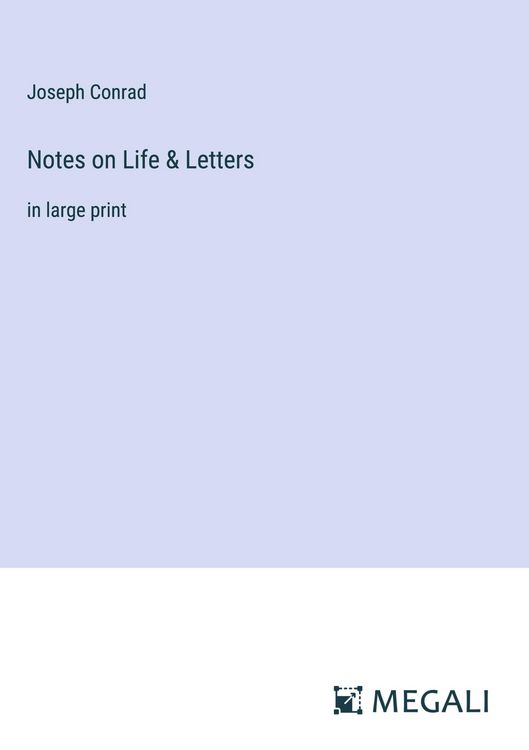 Produktbild: Notes on Life & Letters