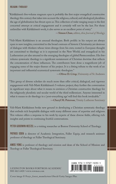 Produktbild: Dialogic Evangelical Theology of Veli-Matti K&auml;rkk&auml;inen