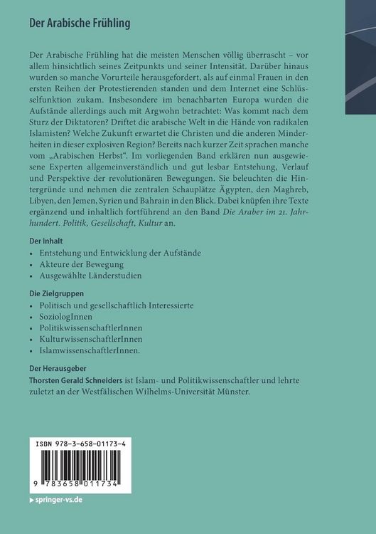 Produktbild: Der Arabische Fr&uuml;hling