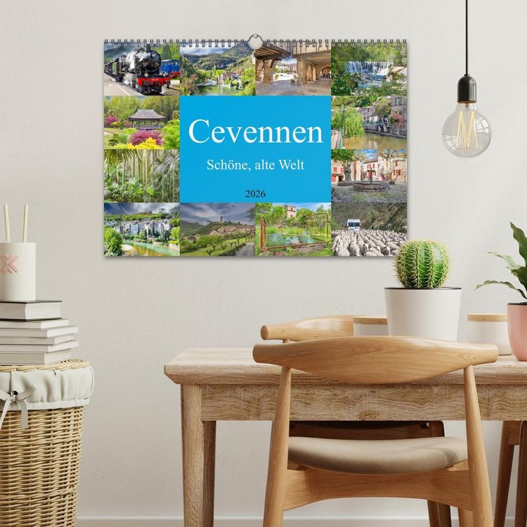 Produktbild: Cevennen - Sch&ouml;ne alte Welt (Wandkalender 2026 DIN A3 quer), CALVENDO Monatskalender