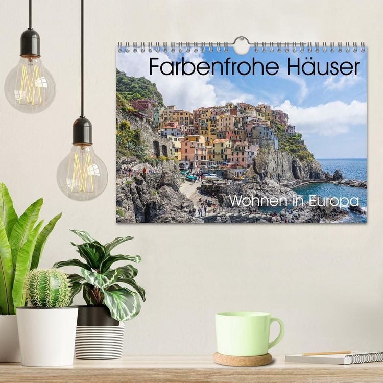 Produktbild: Farbenfrohe H&auml;user, Wohnen in Europa (Wandkalender 2027 DIN A4 quer), CALVENDO Monatskalender