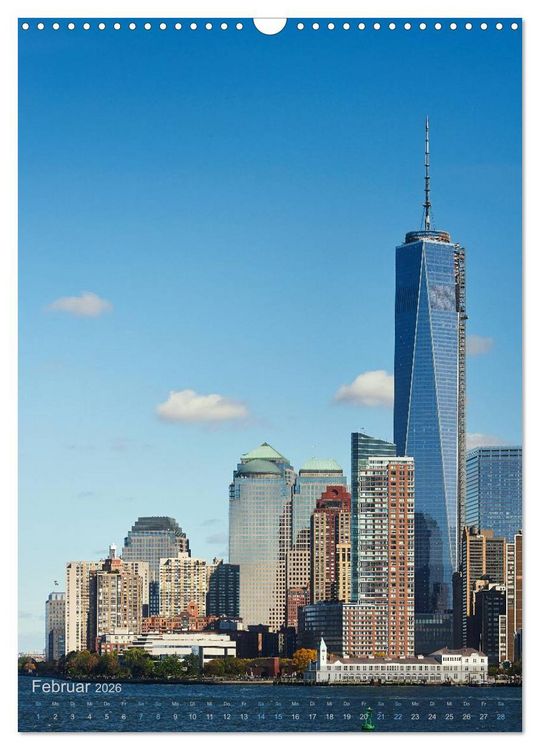 Produktbild: New York - the WOW-city (Wandkalender 2026 DIN A3 hoch), CALVENDO Monatskalender