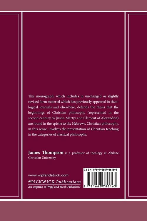 Produktbild: The Beginnings of Christian Philosophy
