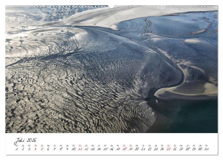 Produktbild: Naturpark Wattenmeer und Helgoland (Wandkalender 2026 DIN A2 quer), CALVENDO Monatskalender