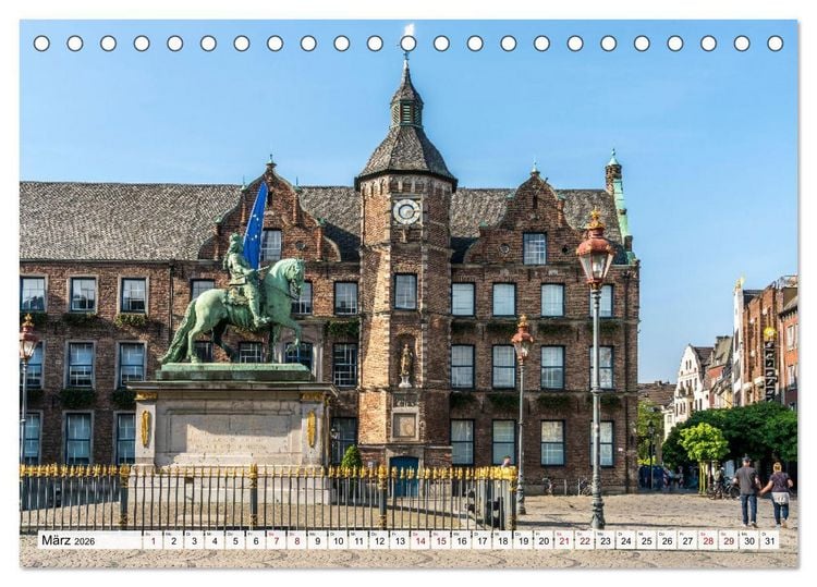 Produktbild: Landeshauptstadt D&uuml;sseldorf (Tischkalender 2026 DIN A5 quer), CALVENDO Monatskalender