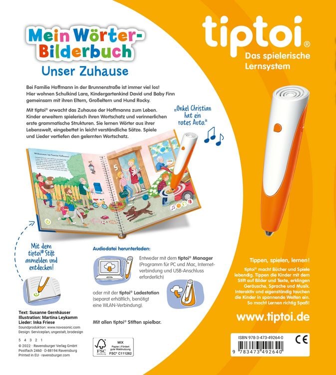 Tiptoi® Mein Wörter-Bilderbuch - Unser Zuhause