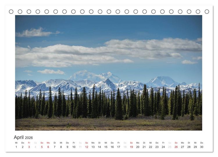 Produktbild: ALASKA - Bilder aus dem S&uuml;den (Tischkalender 2026 DIN A5 quer), CALVENDO Monatskalender