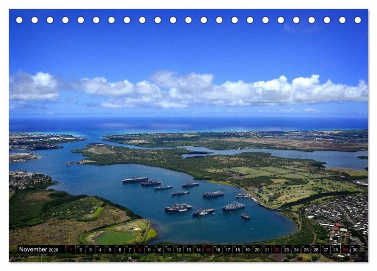 Produktbild: Kriegsschiffe der USA (Tischkalender 2026 DIN A5 quer), CALVENDO Monatskalender