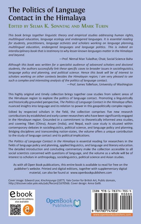 Produktbild: The Politics of Language Contact in the Himalaya