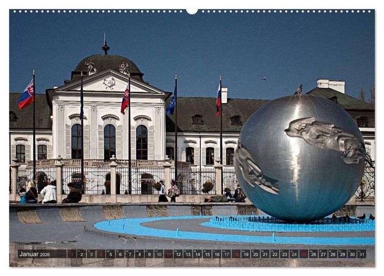 Produktbild: Donaumetropole Bratislava (hochwertiger Premium Wandkalender 2026 DIN A2 quer), Kunstdruck in Hochglanz
