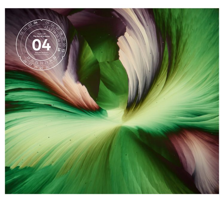 Produktbild: The Art of Science Kalender 2027 | Faszinierend-irisierende Mikroskopkunst