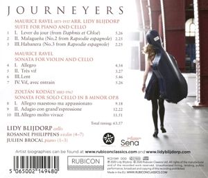Produktbild: Lidy Blijdorp: Journeyers: Ravel and Kodaly