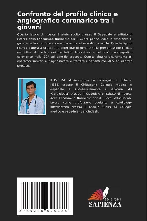 Produktbild: Confronto del profilo clinico e angiografico coronarico tra i giovani