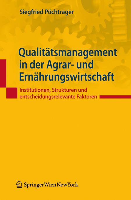 Produktbild: Qualit&auml;tsmanagement in der Agrar- und Ern&auml;hrungswirtschaft