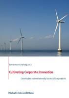 Produktbild: Cultivating Corporate Innovation