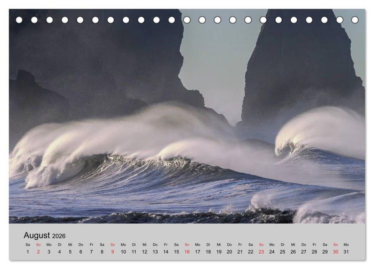 Produktbild: Am Meer. Sehnsucht Wasser (Tischkalender 2026 DIN A5 quer), CALVENDO Monatskalender