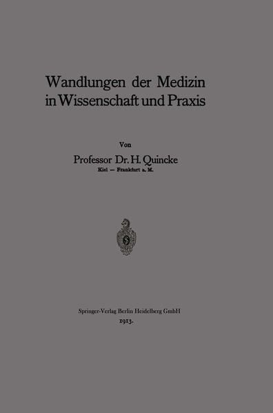Produktbild: Wandlungen der Medizin in Wissenschaft und Praxis
