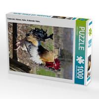 Produktbild: CALVENDO Puzzle Federvieh, H&uuml;hner, Hahn, Kr&auml;hender Hahn, 1000 Teile Lege-Gr&ouml;&szlig;e 48 x 64 cm Foto-Puzzle Bild von Lothar Reupert