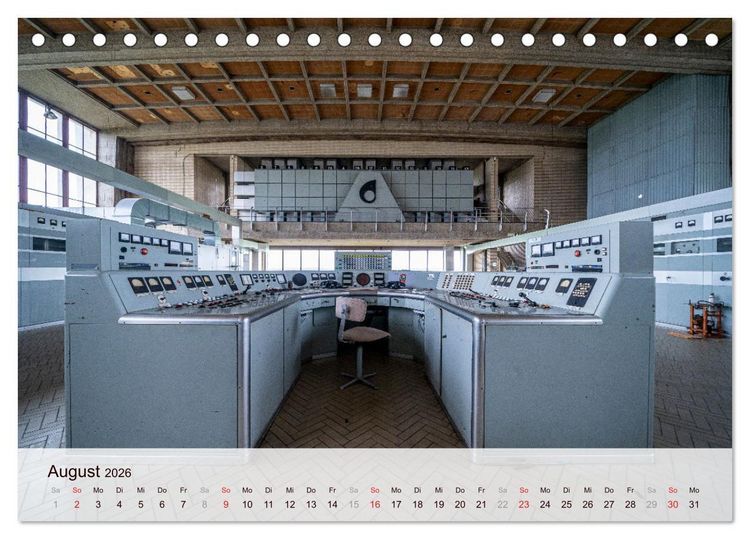 Produktbild: Lost Places - verlassen und vergessen (Tischkalender 2026 DIN A5 quer), CALVENDO Monatskalender