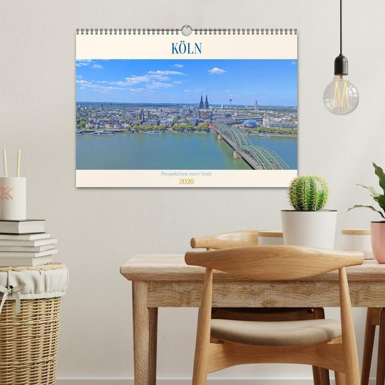 Produktbild: K&ouml;ln Perspektiven einer Stadt (Wandkalender 2026 DIN A3 quer), CALVENDO Monatskalender