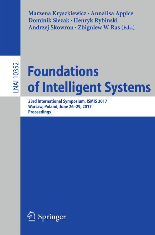 Produktbild: Foundations of Intelligent Systems