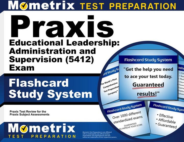 Produktbild: PRAXIS Educational Leadership: Administration and Supervision (5412) Exam Flashcard Study System