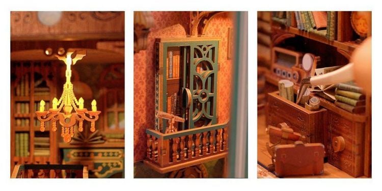 Produktbild: Book Nook DIY B&uuml;cherecke Violin Detective Agency