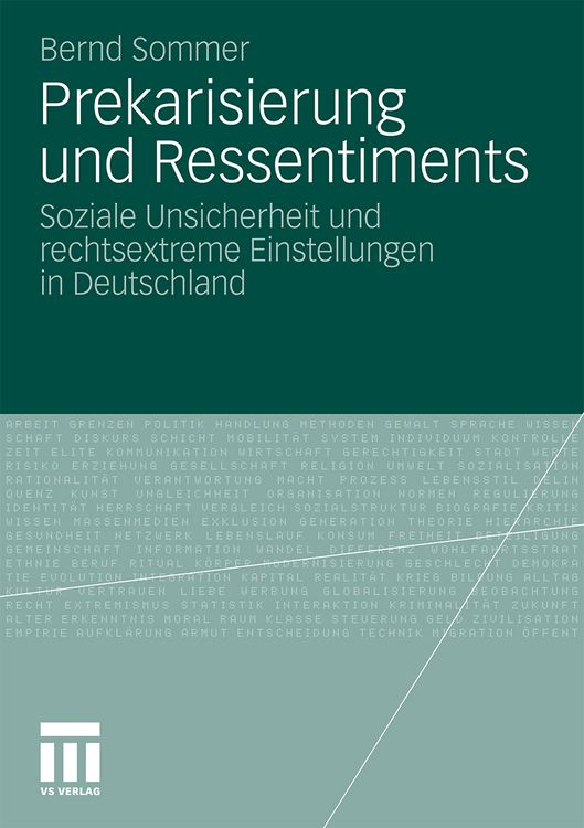 Produktbild: Prekarisierung und Ressentiments