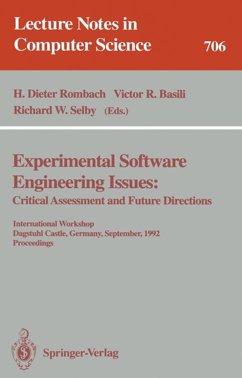 Produktbild: Experimental Software Engineering Issues:
