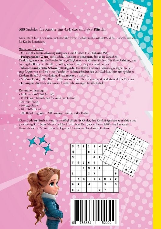 Produktbild: Sudoku Kinder- ab 6 Jahren