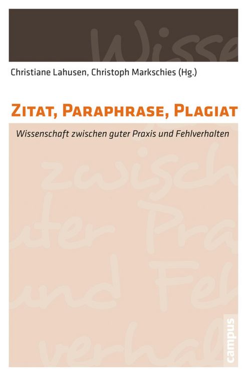 Produktbild: Zitat, Paraphrase, Plagiat