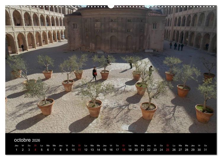 Produktbild: MARSEILLE (Calendrier mural 2026 DIN A2 vertical) calendrier de bureau