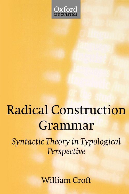 Produktbild: Radical Construction Grammar