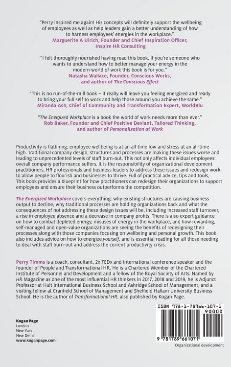 Produktbild: The Energized Workplace