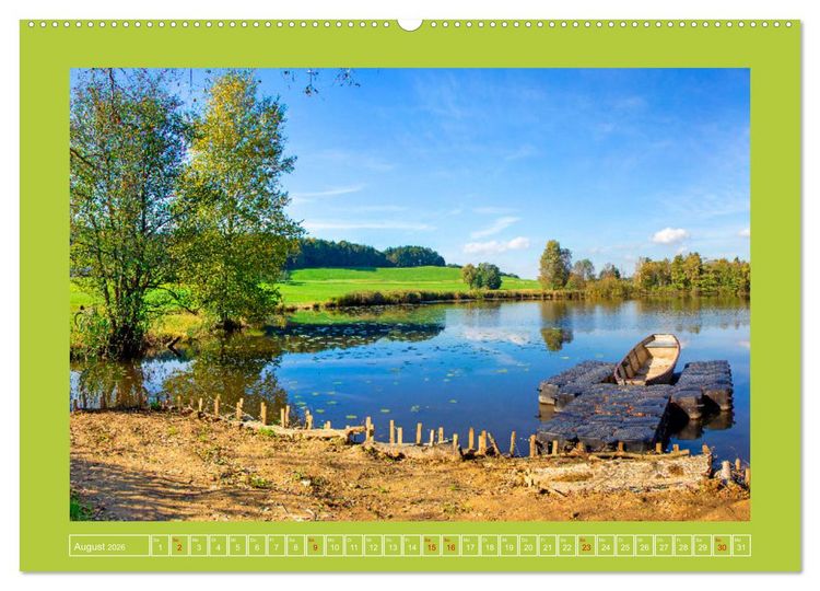 Produktbild: Sch&ouml;ne Gr&uuml;&szlig;e aus Mattsee (Wandkalender 2026 DIN A2 quer), CALVENDO Monatskalender