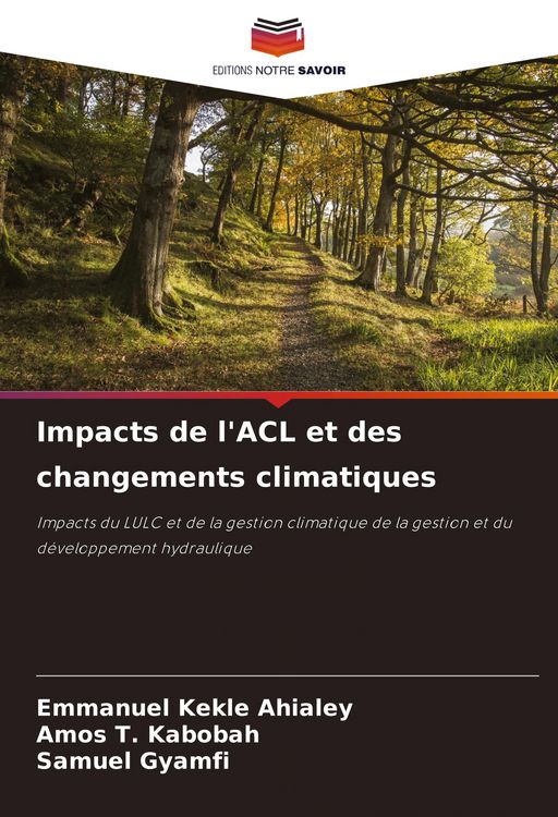 Produktbild: Impacts de l'ACL et des changements climatiques