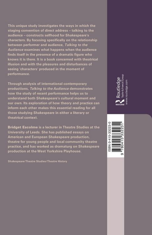 Produktbild: Talking to the Audience
