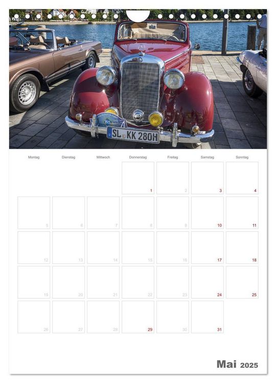 Produktbild: Mercedes Benz 170 SCB (Wandkalender 2025 DIN A4 hoch), CALVENDO Monatskalender