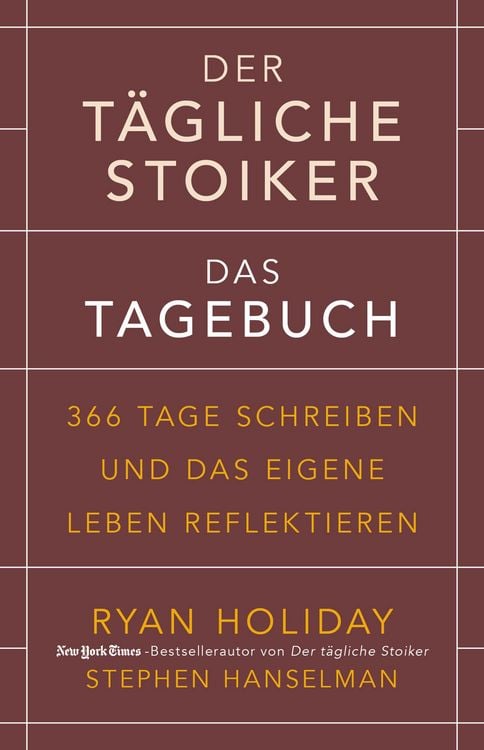 Produktbild: Der tägliche Stoiker – Das Tagebuch