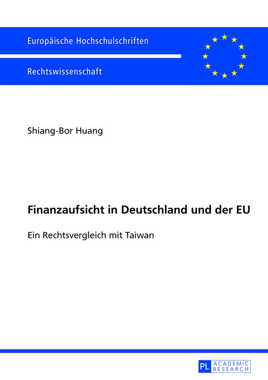 Produktbild: Finanzaufsicht in Deutschland und der EU